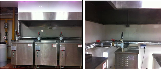 我司明萊能源給中德工程學(xué)院科技學(xué)院配置10臺(tái)蒸汽機(jī)，進(jìn)行蒸汽熱水節(jié)能改造